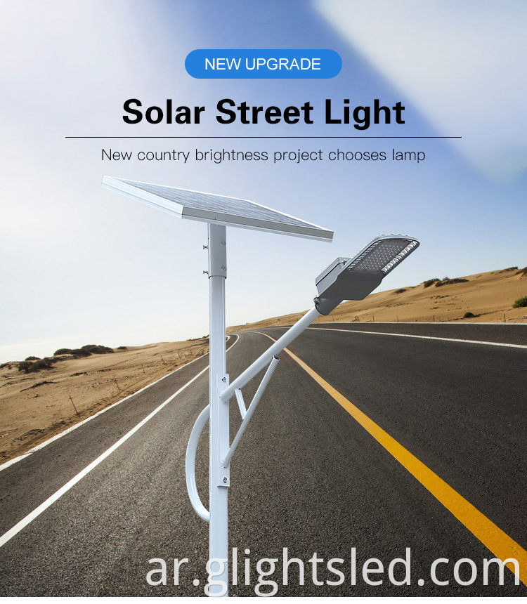 عالي الجودة IP65 IP65 Outdoor SMD 30W LED Solar Street Light Price
